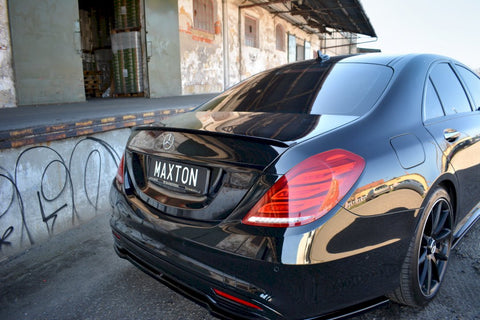 Maxton Design - SPOILER EXTENSION CAP MERCEDES S-CLASS W222 (2013-2017)
