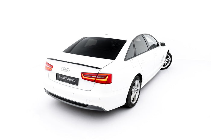 Maxton Design - SPOILER CAP AUDI A6 / A6 S-LINE C7 / C7 FL SEDAN