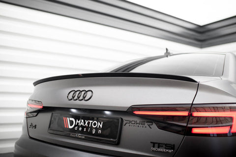 Maxton Design - Spoiler Cap V.2 Audi S4 / A4 Standard / S-Line / Competition Sedan B9 / B9 Facelift
