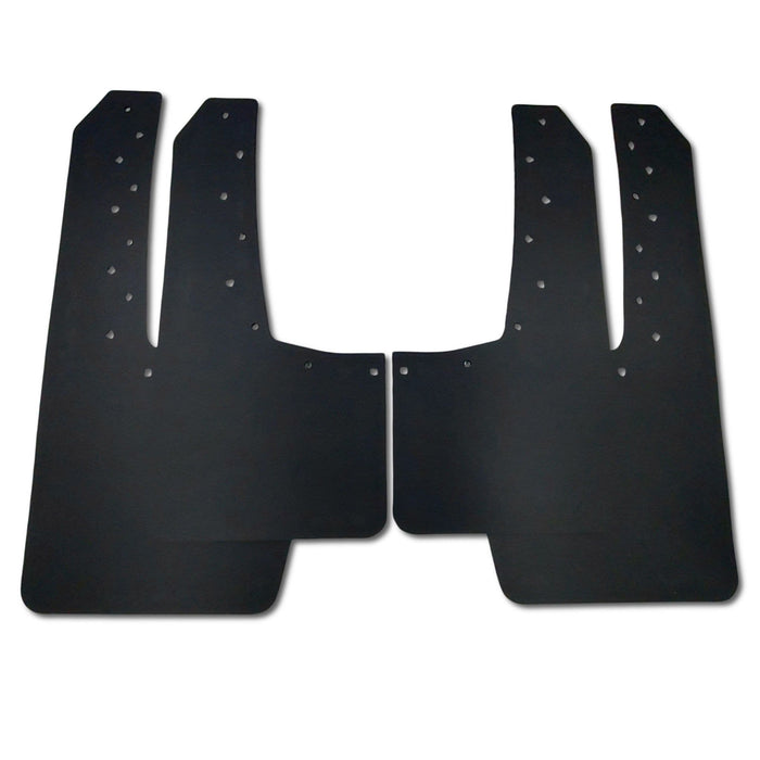 Extended Arch Mud Flaps to fit FORD RANGER Wildtrak X & Tremor ONLY 2023+ BLACK