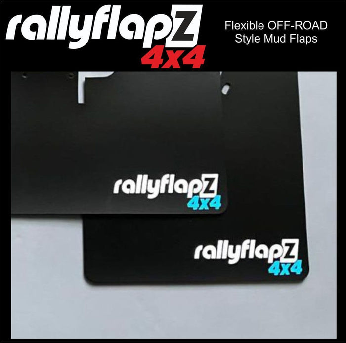 Extra WIDE Mud Flaps to fit FORD RANGER RAPTOR 1st Gen (2019-2022) & 2nd Gen (2023+) BLACK