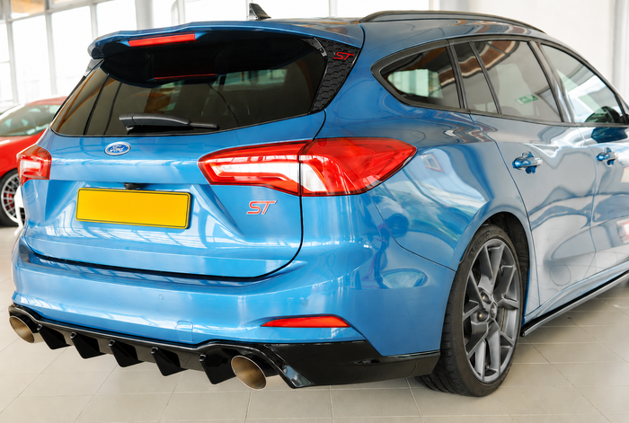 Ford Focus MK4 & MK4.5 (All Models) Rear Window Side Cover (Hex Design) - Estate Only