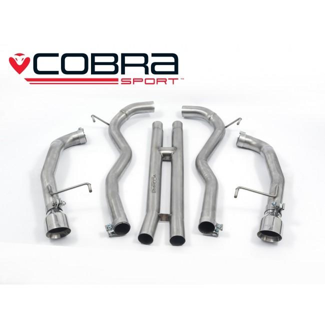 Ford Mustang 5.0 V8 GT Fastback (2015-18) 2.5" Venom Box Delete Race Cat Back Performance Exhaust – Cobra Sport