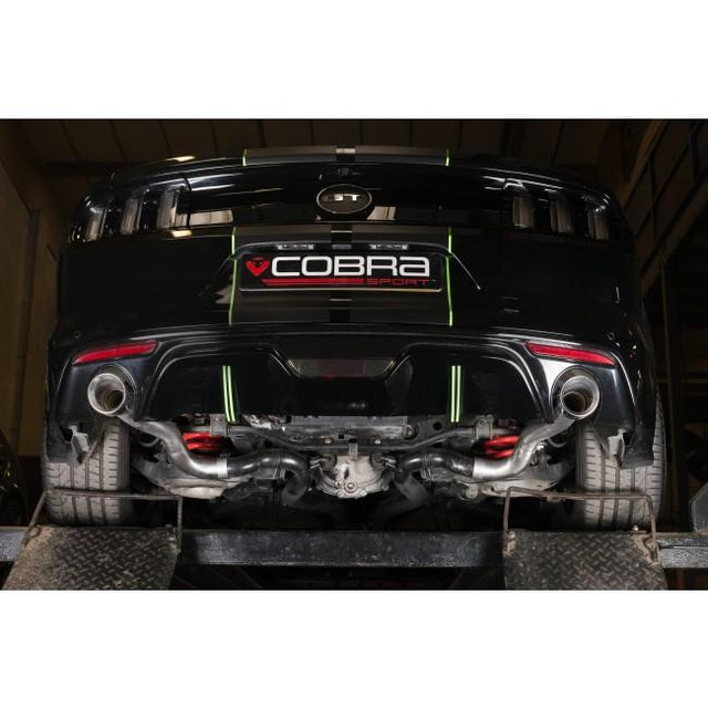 Cobra Exhausts - Ford Mustang 2.3 EcoBoost Convertible (2015-18) 2.5" Venom Box Delete Axle Back Performance Exhaust | Car Enhancements UK