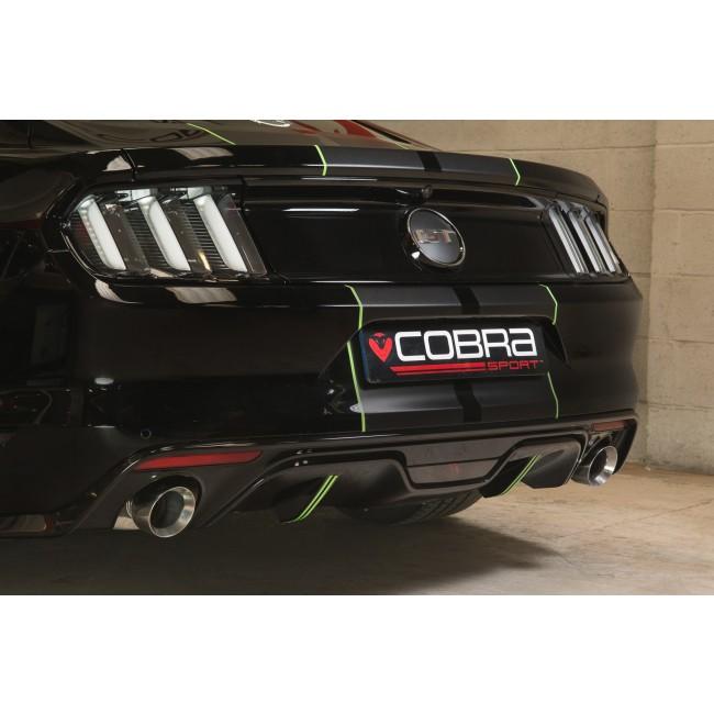 Cobra Exhausts - Ford Mustang 2.3 EcoBoost Fastback (2018>) 2.5" Venom Box Delete Axle Back Performance Exhaust | Car Enhancements UK