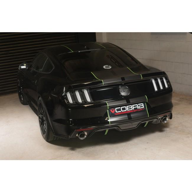 Ford Mustang 5.0 V8 GT Fastback (2015-18) 2.5" Venom Box Delete Race Cat Back Performance Exhaust – Cobra Sport