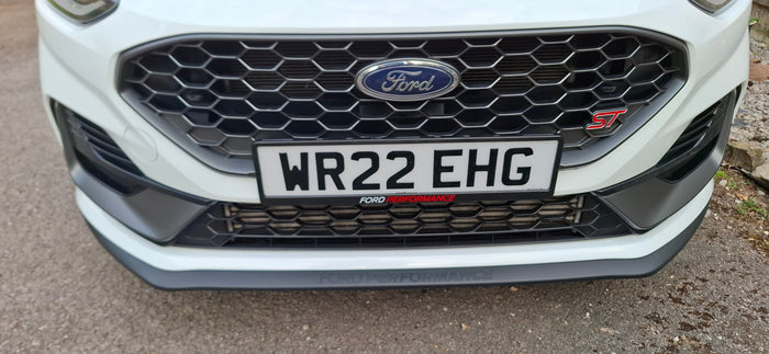 Ford Performance Number Plate Surrounds – Multi-Colour Logo | Sold as a Pair