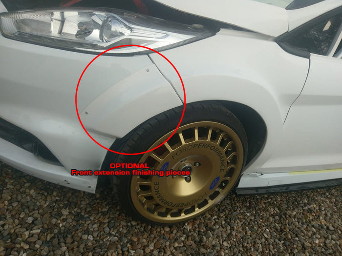 Clubsport by AutoSpecialists Lightweight Composite Front Wings (PAIR) for Fiesta Mk7 incl. ST180 - Car Enhancements UK