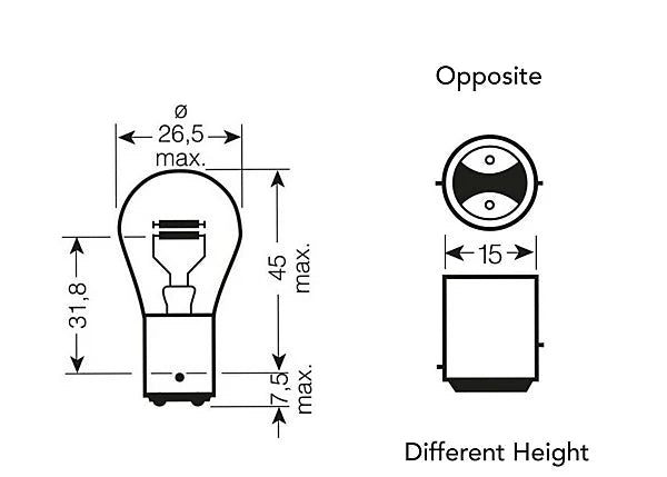 Enhanced Edition 380 Rear Brake Light Unit (P21/5w | 1157 | BAY15d)