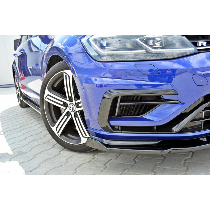 Maxton Design - FRONT SPLITTER V.1 VW GOLF 7 R / R-LINE FACELIFT