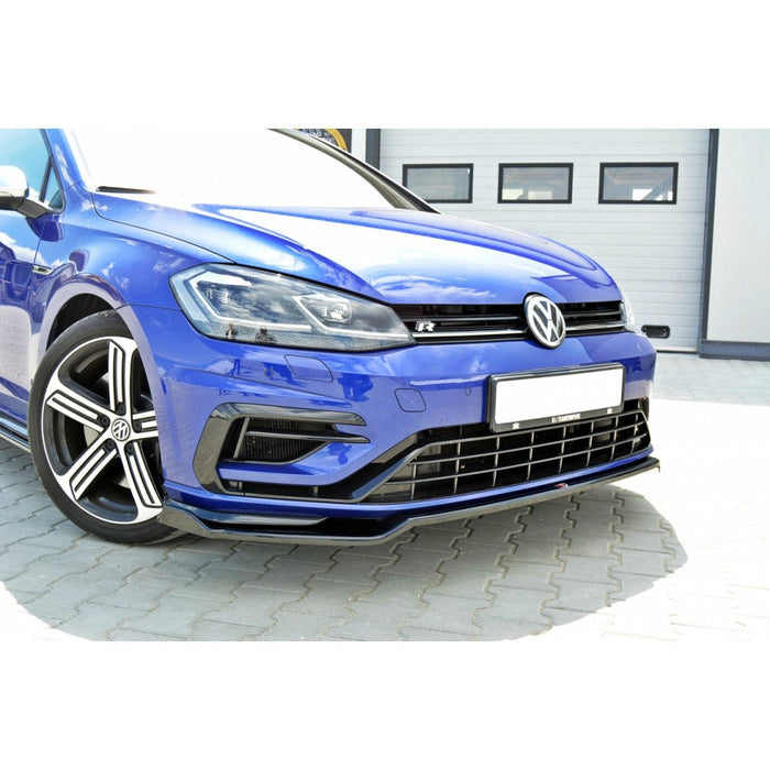 Maxton Design - FRONT SPLITTER V.2 VW GOLF 7 R / R-LINE FACELIFT
