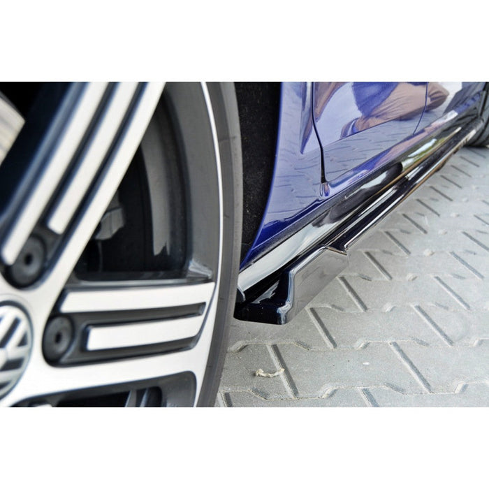 Maxton Design - SIDE SKIRTS DIFFUSERS V.1 VW GOLF 7 R / R-LINE FACELIFT