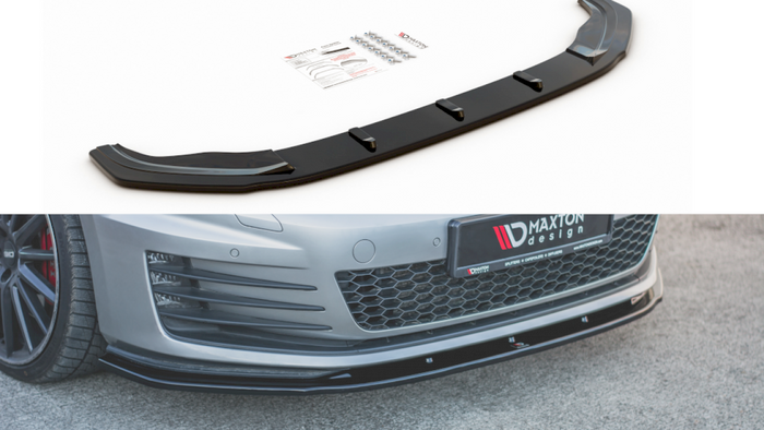 Maxton Design - Front Splitter V.1 Volkswagen Golf GTI / GTD Mk7
