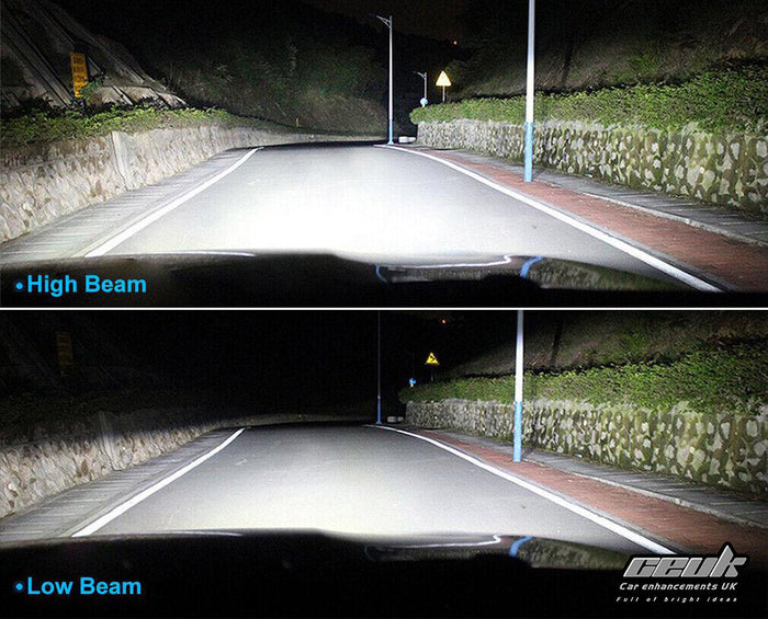 CEUK Enhanced H1 LED Headlight / Main Beam Bulbs – 6000K | Plug & Play | 20,000Lm (448 / P14.5s)