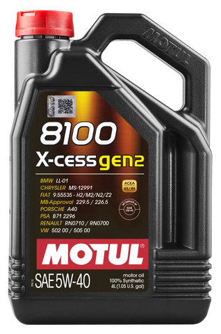 Motul 8100 X-Cess GEN2 5w40 Engine Oil