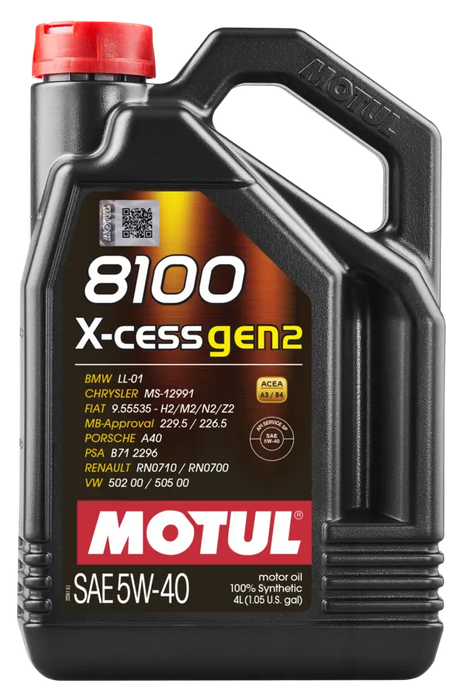 Motul 8100 X-Cess GEN2 5w40 Engine Oil