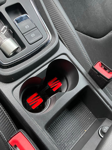 Seat Leon MK3 - Cup Holder Inserts With Logo