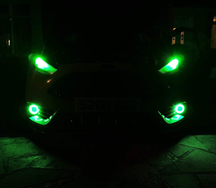 CEUK Demon Beam™ RGB LED Headlight & Fog Light – 6000K + Bluetooth RGB Control