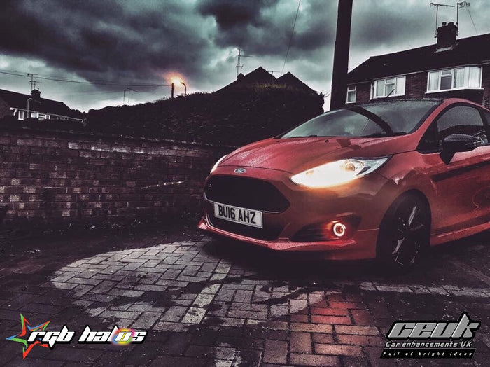 RGB Halo Fog Light Rings – 70mm/60mm App Controlled | CEUK