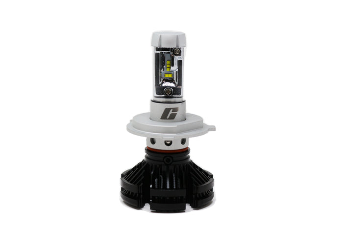 #Enhanced H4 LED Headlight Bulb Kit – 6000K with DIY Tint Film | 12,000 Lumens | Dip & Main Beam (472 | P43t)