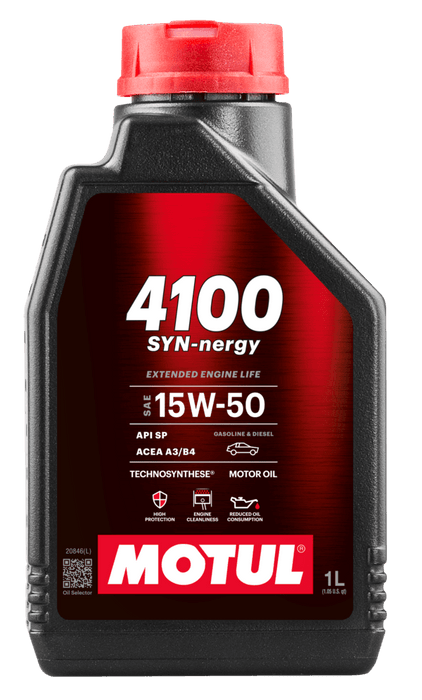 Motul 4100 SYN-nergy 15W-50 Engine Oil