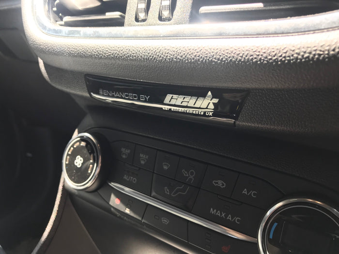 MK8 Fiesta Passenger Airbag Light Gel Overlay | “Enhanced by CEUK” Badge