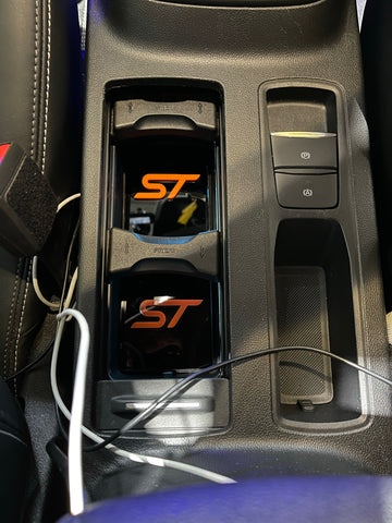 MK4 Focus - Cup Holder Inserts With Logo