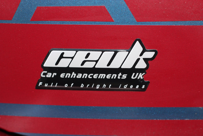 CEUK Official Logo Gel Badge | Resin Emblem Decal | Show Your #Enhanced Style