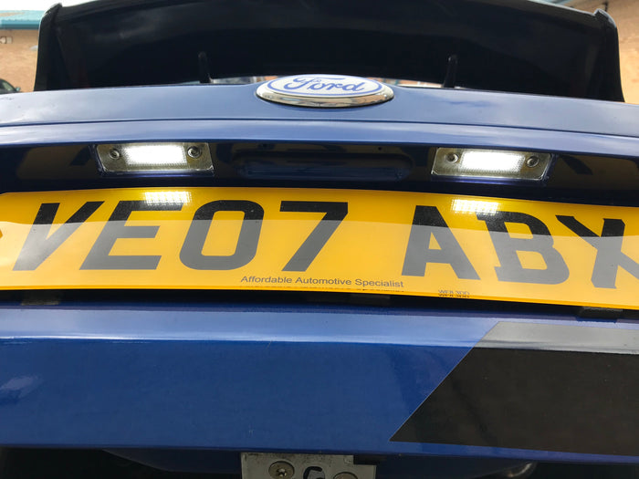 MK6 Fiesta LED Number Plate Light Unit | SMD Sealed Upgrade | CEUK (239 | C5W)