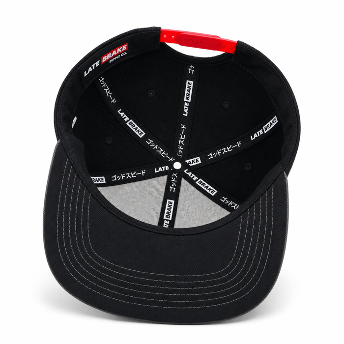 OG Logo SpeedBar Snapback Cap (Black/Grey)