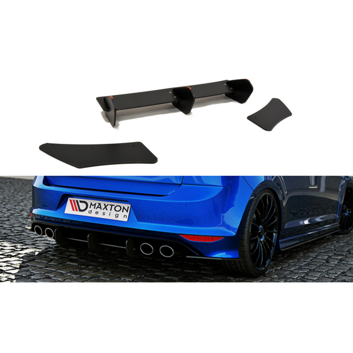 Maxton Design - VW Golf R MK7 Hatchback (2013-2016) Rear Diffuser & Rear Side Splitters