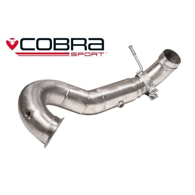 Cobra Exhausts - Mercedes-AMG CLA 45 Front Downpipe Sports Cat / De-Cat Performance Exhaust | Car Enhancements UK