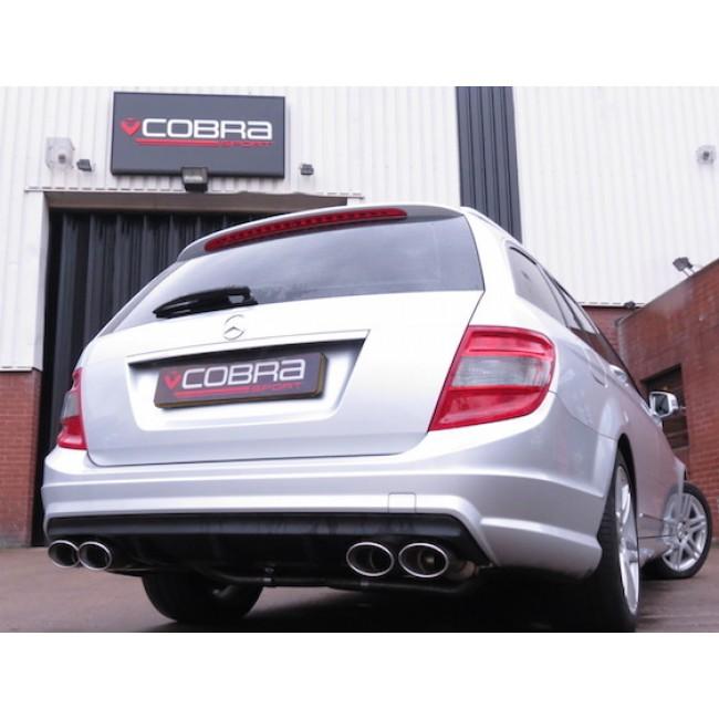 Cobra Exhausts - Mercedes W204 C200/C220/C250 (Diesel) AMG Quad Performance Exhaust | Car Enhancements UK