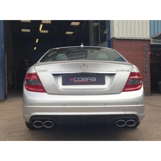 Cobra Exhausts - Mercedes W204 C200/C220/C250 (Diesel) AMG Quad Performance Exhaust | Car Enhancements UK