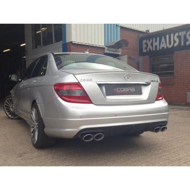 Cobra Exhausts - Mercedes W204 C200/C220/C250 (Diesel) AMG Quad Performance Exhaust | Car Enhancements UK
