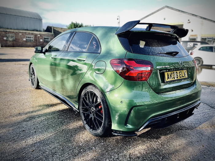 Triple R Composites - Mercedes A45 AMG W176 Pre Facelift Non-Aero - Side Skirt Splitters