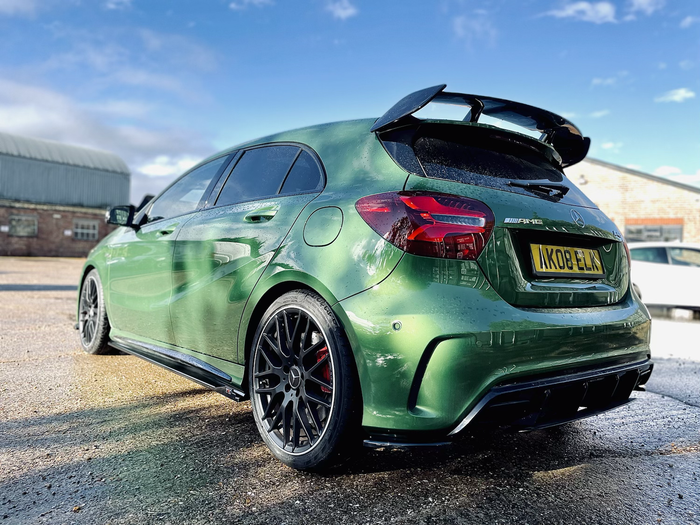 Triple R Composites - Mercedes A45 AMG W176 Pre Facelift Non-Aero - Side Skirt Splitters