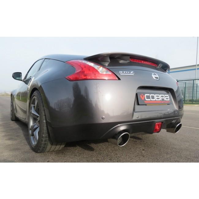 Nissan 370Z Cat Back Performance Exhaust (Y-Pipe, Centre and Rear Sections) – Cobra Sport