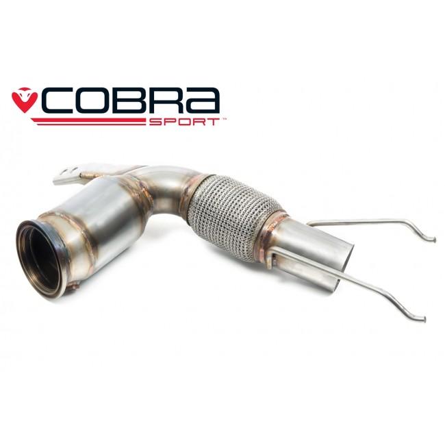 Cobra Exhausts - Mini (Mk3) Cooper S (F56) Sports Cat / De-Cat Downpipe Performance Exhaust | Car Enhancements UK