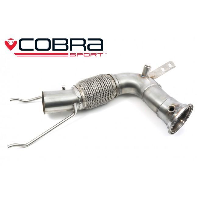 Cobra Exhausts - Mini (Mk3) JCW (F56 LCI) Facelift Sports Cat / De-Cat Downpipe Performance Exhaust | Car Enhancements UK