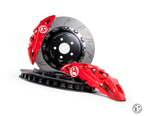09D Front Brake Kit 6 Pot 355x32mm (Red) - Ford Focus ST Mk4