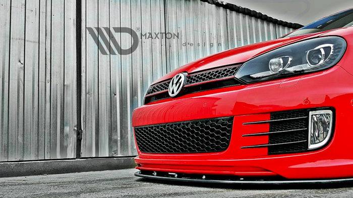 Maxton Design - Front Splitter VER.2 VW GOLF MK6 GTI 35TH