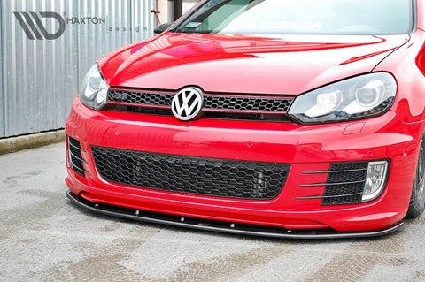 Maxton Design - Front Splitter VER.2 VW GOLF MK6 GTI 35TH