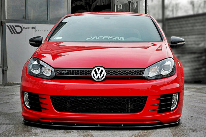 Maxton Design - Front Splitter VER.2 VW GOLF MK6 GTI 35TH