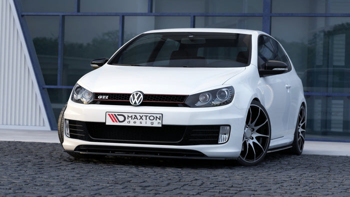 Maxton Design - Front Splitter VER.2 VW GOLF MK6 GTI 35TH