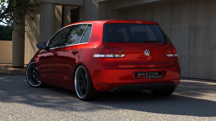 Maxton Design - Rear Valance VW GOLF MK6 Without Exhaust Hole