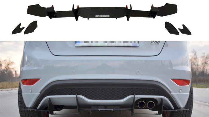 Maxton Design - REAR DIFFUSER FORD FIESTA MK7 ST FACELIFT (2013-2017)
