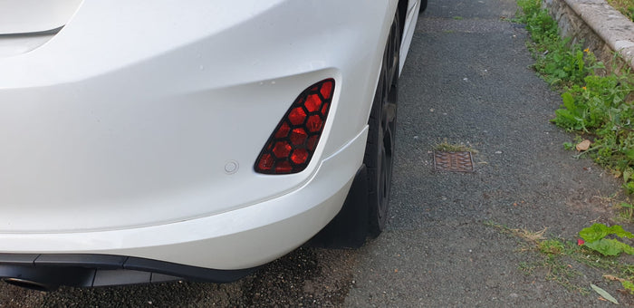 CEUK Rear Bumper Fog/Reflector Guards - MK8 & MK8.5 Fiesta (All Models)