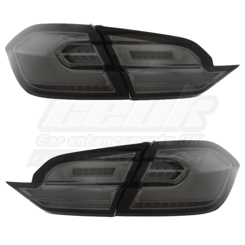 Ford Fiesta Mk8 / MK8.5 2017-2024 - Upgrade LED Light Bar Smoked Lens Rear Tail Lights Pair