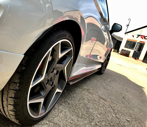 Ford Fiesta MK8 ST V1 Side Skirt Splitters - TRC Performance Styling